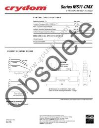 MS11-DMP6301A Datasheet Page 2