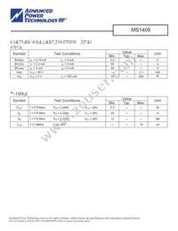 MS1409 Datasheet Page 2