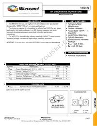 MS2552 Datasheet Cover