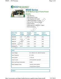 MS4024F Datasheet Cover