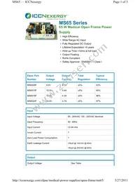 MS6524F Datasheet Cover