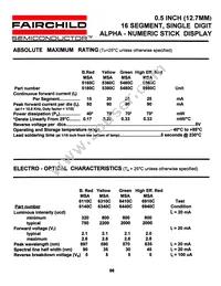 MSA5980C Datasheet Page 2