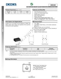 MSB30M-13 Datasheet Cover