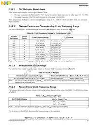 MSC7115VM1000 Datasheet Page 21