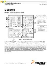 MSC8103VT1200F Datasheet Cover