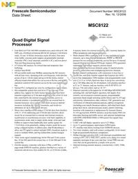 MSC8122TVT6400 Datasheet Cover