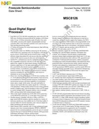 MSC8126TMP6400 Datasheet Cover