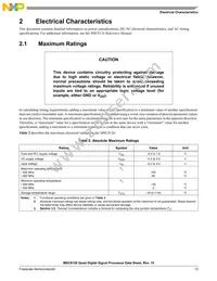 MSC8126TMP6400 Datasheet Page 13