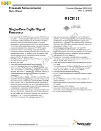 MSC8151TAG1000B Datasheet Cover