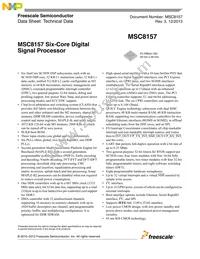 MSC8157TAG1000A Datasheet Cover