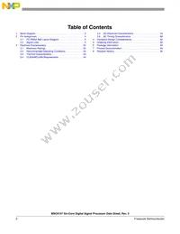 MSC8157TAG1000A Datasheet Page 2