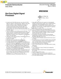 MSC8256TVT800B Datasheet Cover