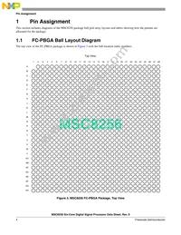 MSC8256TVT800B Datasheet Page 4