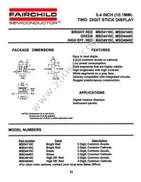 MSD4940C Datasheet Cover