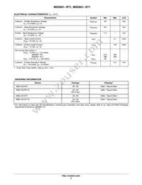 MSD601-ST1G Datasheet Page 2