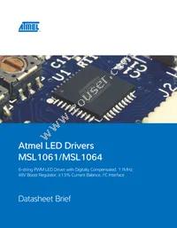 MSL1061AV-R Datasheet Cover