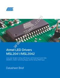 MSL2042GU-R Datasheet Cover