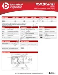 MSM2024 Datasheet Page 2