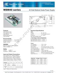 MSM4024 Datasheet Cover