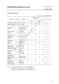 MSM51V17400F-60TDKX Datasheet Page 4