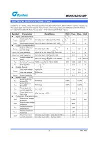 MSN12AD12-MP Datasheet Page 4