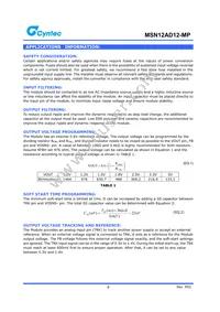 MSN12AD12-MP Datasheet Page 9