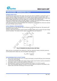 MSN12AD12-MP Datasheet Page 10