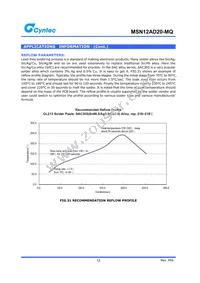 MSN12AD20-MQ Datasheet Page 12