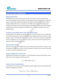 MSN24VD03-GR Datasheet Page 13