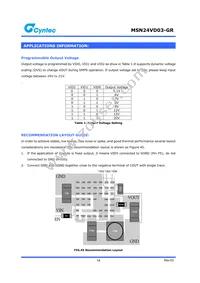 MSN24VD03-GR Datasheet Page 14