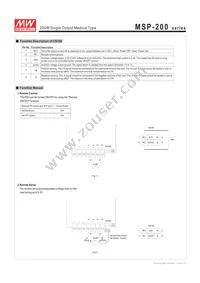 MSP-200-48 Datasheet Page 3