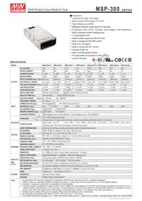 MSP-300-3.3 Datasheet Cover