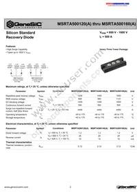 MSRTA500160(A) Datasheet Cover