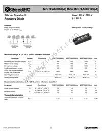 MSRTA60080(A) Datasheet Cover