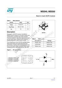 MSS50-1200 Datasheet Cover