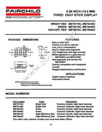 MST6940C Datasheet Cover