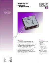 MSTM-S3-TR-19.44M Datasheet Cover