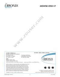 MSWSE-050-17 Datasheet Page 4