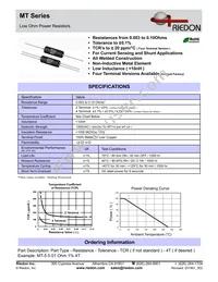 MT10-0R1F1 Datasheet Cover