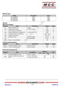MT130CB16T2-BP Datasheet Page 2