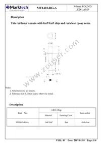 MT1403-RG-A Datasheet Page 2