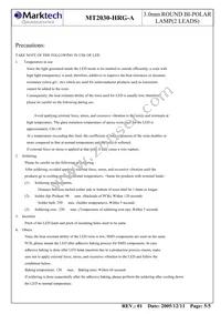 MT2030-HRG-A Datasheet Page 6