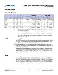 MT28EW128ABA1LPC-1SIT TR Datasheet Page 15