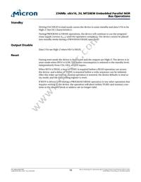 MT28EW256ABA1LPN-0SIT Datasheet Page 16