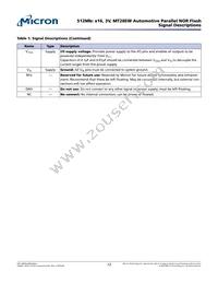 MT28EW512ABA1HJS-0AAT TR Datasheet Page 12