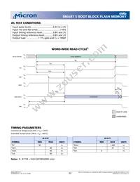 MT28F400B5WP-8 TET TR Datasheet Page 22