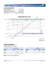 MT28F800B5WP-8 T TR Datasheet Page 21