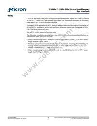 MT28GU512AAA1EGC-0SIT Datasheet Page 22