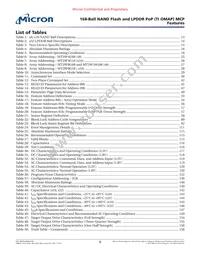 MT29C8G96MAZBADJV-5 WT Datasheet Page 9