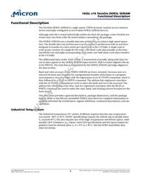 MT41K1G16DGA-125:A Datasheet Page 6